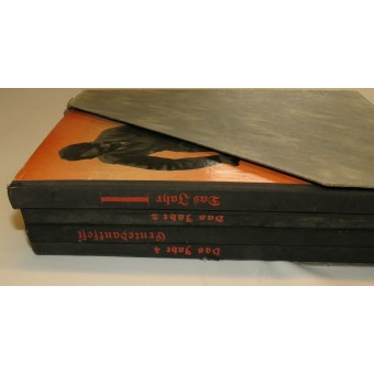 La Germania con Hitler, lalmanacco con 4 volumi che mostra lo stato di avanzamento nel Terzo Reich. Espenlaub militaria
